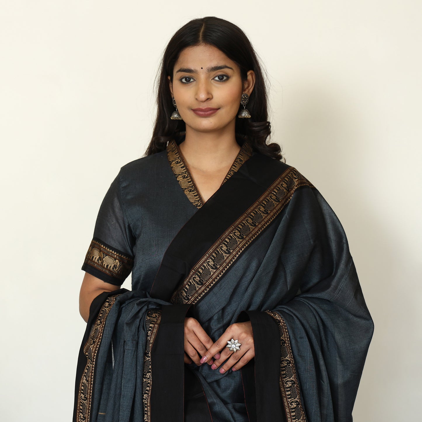 Dharwad Cotton Kurta with Palazzo & Dupatta Set 03