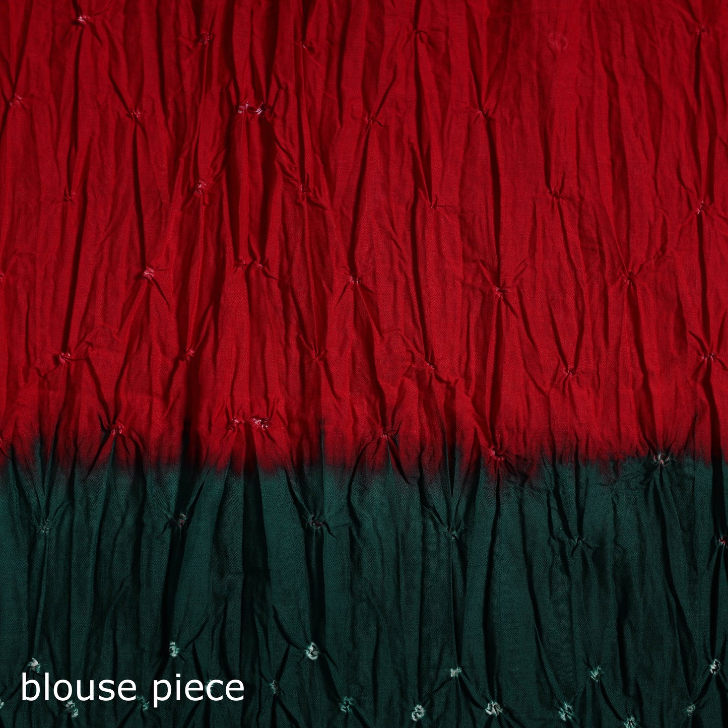 Kutch Tie-Dye Bandhani Cotton Saree with Blouse Piece 15