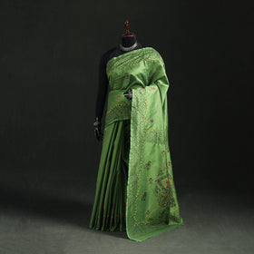 Hand Embroidered Silk Saree 73