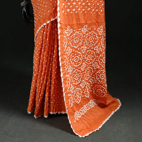 Kutch Bandhani Tie-Dye Cotton Saree 28