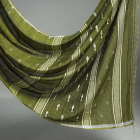  Handloom Cotton Phulia Jamdani Saree with Tassels