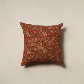 Kalamkari Hand Block Print Cushion Cover (16 x 16 in) 56