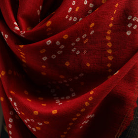 Kutch Bandhani Handwoven Merino Wool Shawl 44