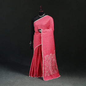 Kutch Bandhani Tie-Dye Cotton Saree 29