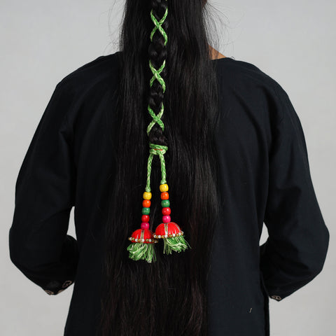 Thread Braided & Bead Work Hair Parandi 02