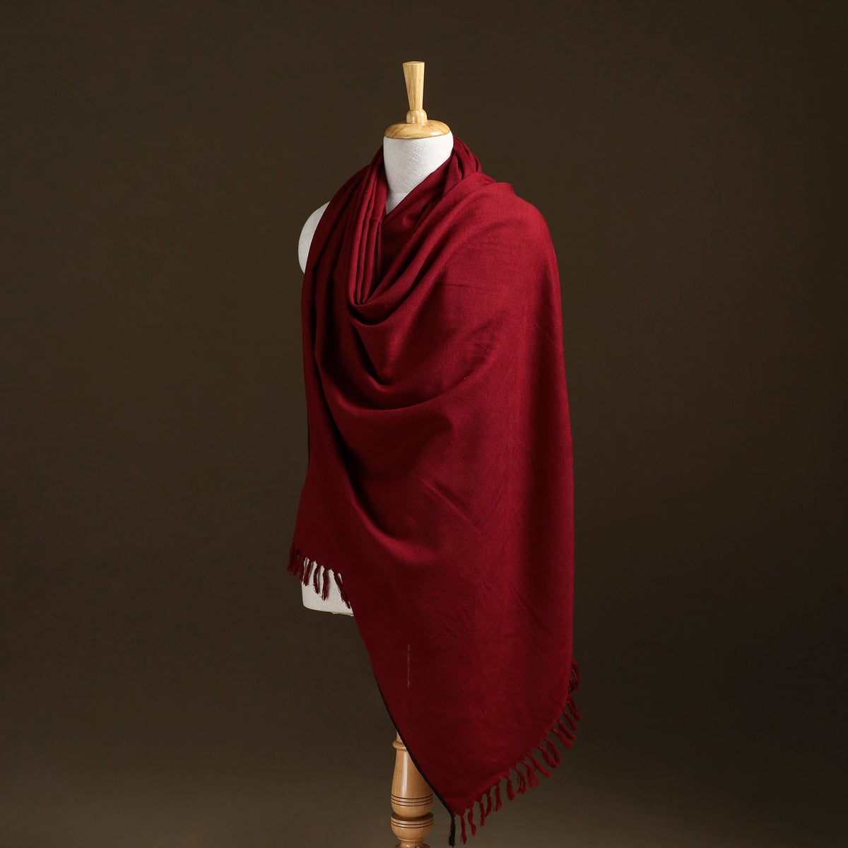 Kumaun Handwoven Pure Merino Wool Shawl 10