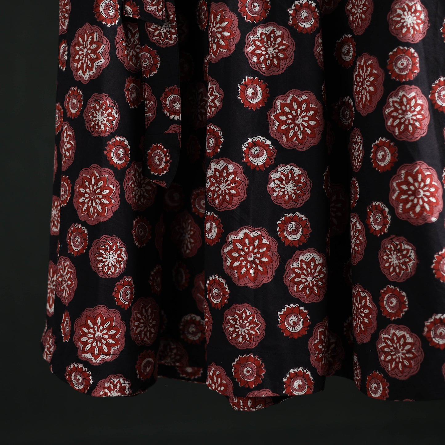 Bagru Hand Block Print Cotton Wrap Around Skirt 26