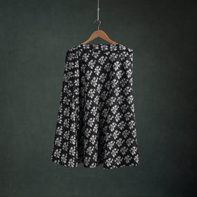 Bagru Hand Block Print Natural Dyed Cotton Wrap Around Skirt 32