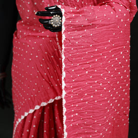 Kutch Bandhani Tie-Dye Cotton Saree 29