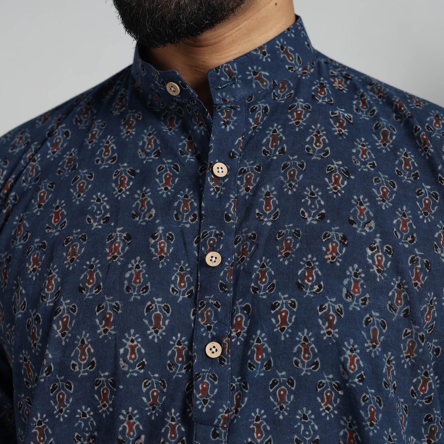 ajrakh Men's Long kurta