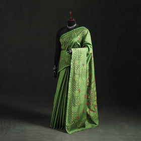 Hand Embroidered Silk Saree 74