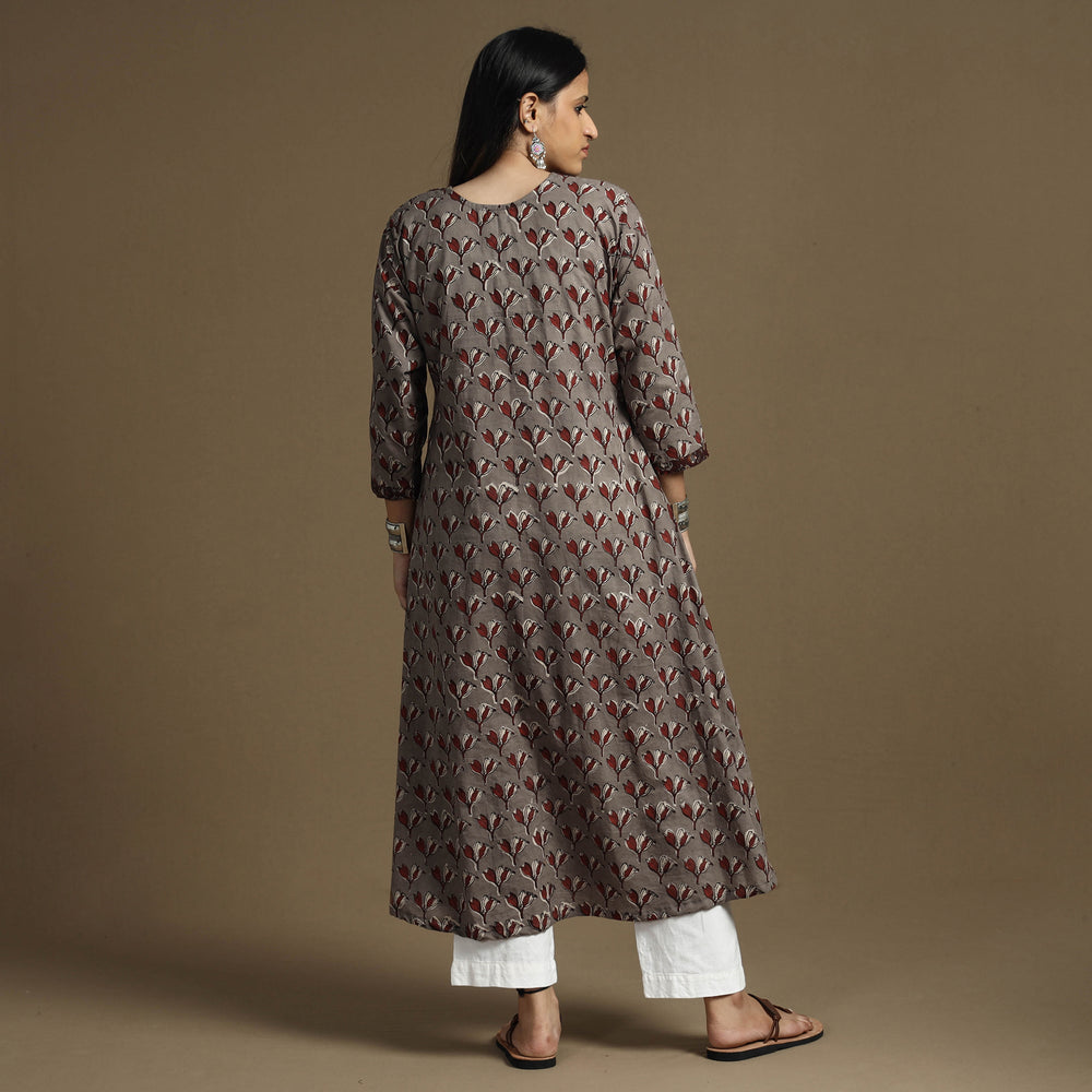 Bagru Long Kurta