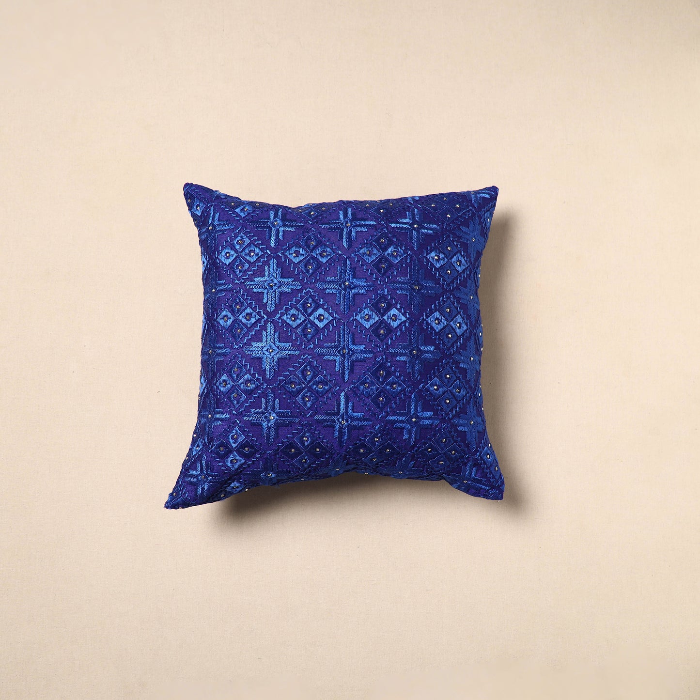 Phulkari Cushion Cover