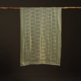 Plain Zari Weave Fine Wool Stole for Women 51