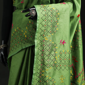 Hand Embroidered Silk Saree 74