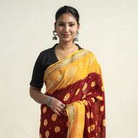 bandhani saree