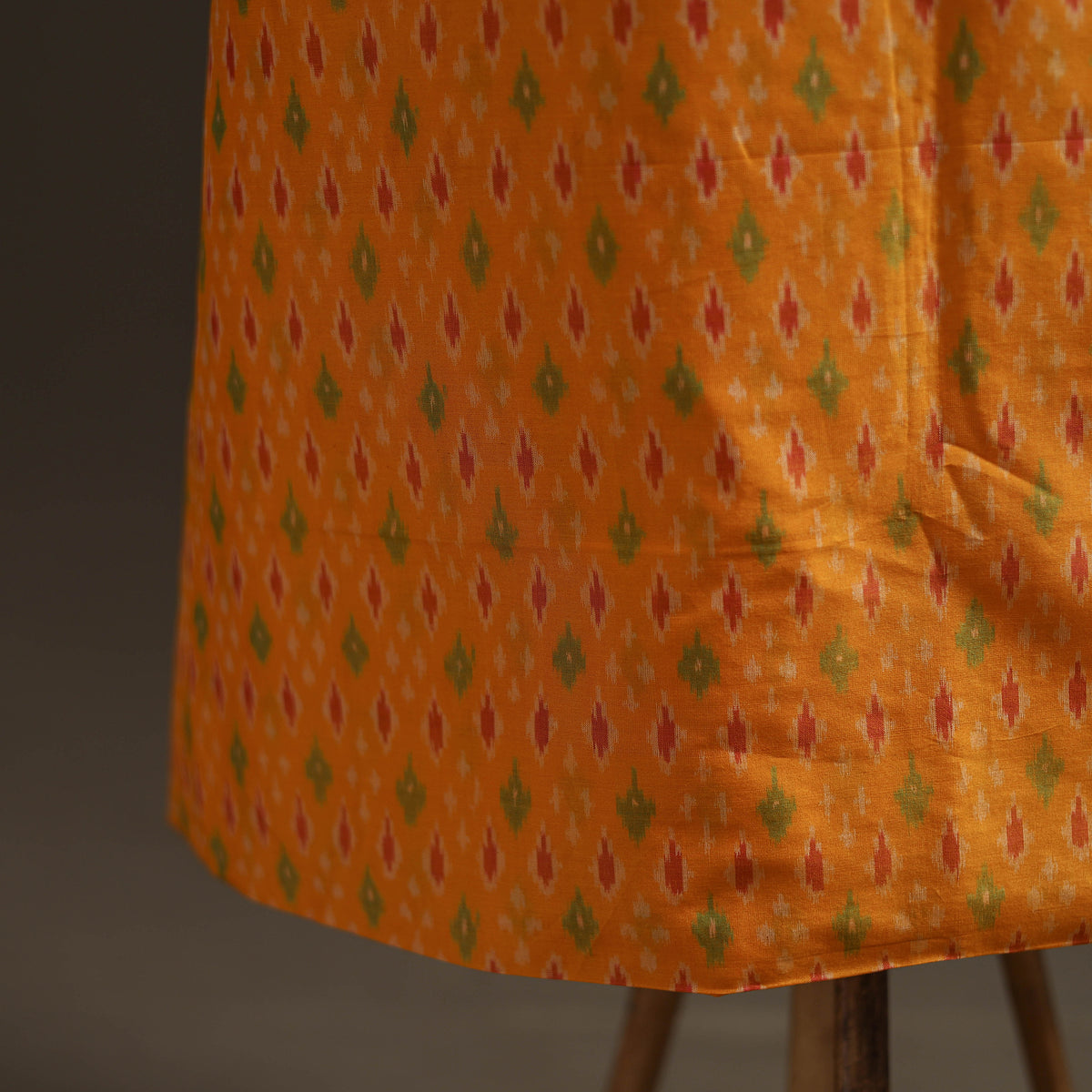 Pochampally Ikat Handloom Sico Unstitched Dress Material: Kurta with Dupatta 18