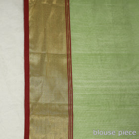 Buy Traditional Chanderi Silk Handloom Saree with Zari Border & Buti Online at iTokri.com