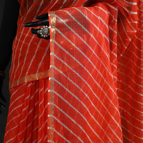 Tie-Dye Kota Doria Cotton Leheriya Saree 11