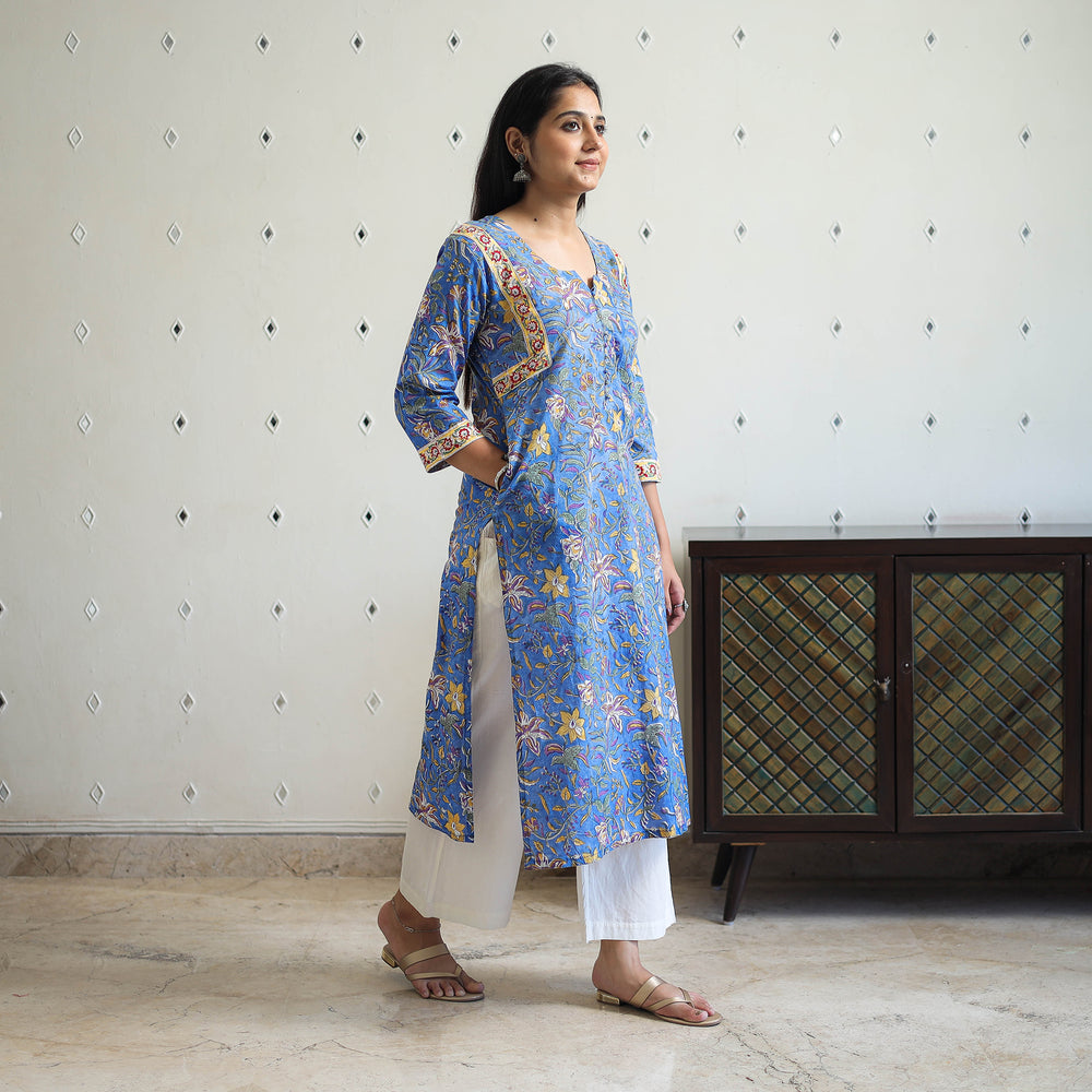 Sanganeri print Kurta