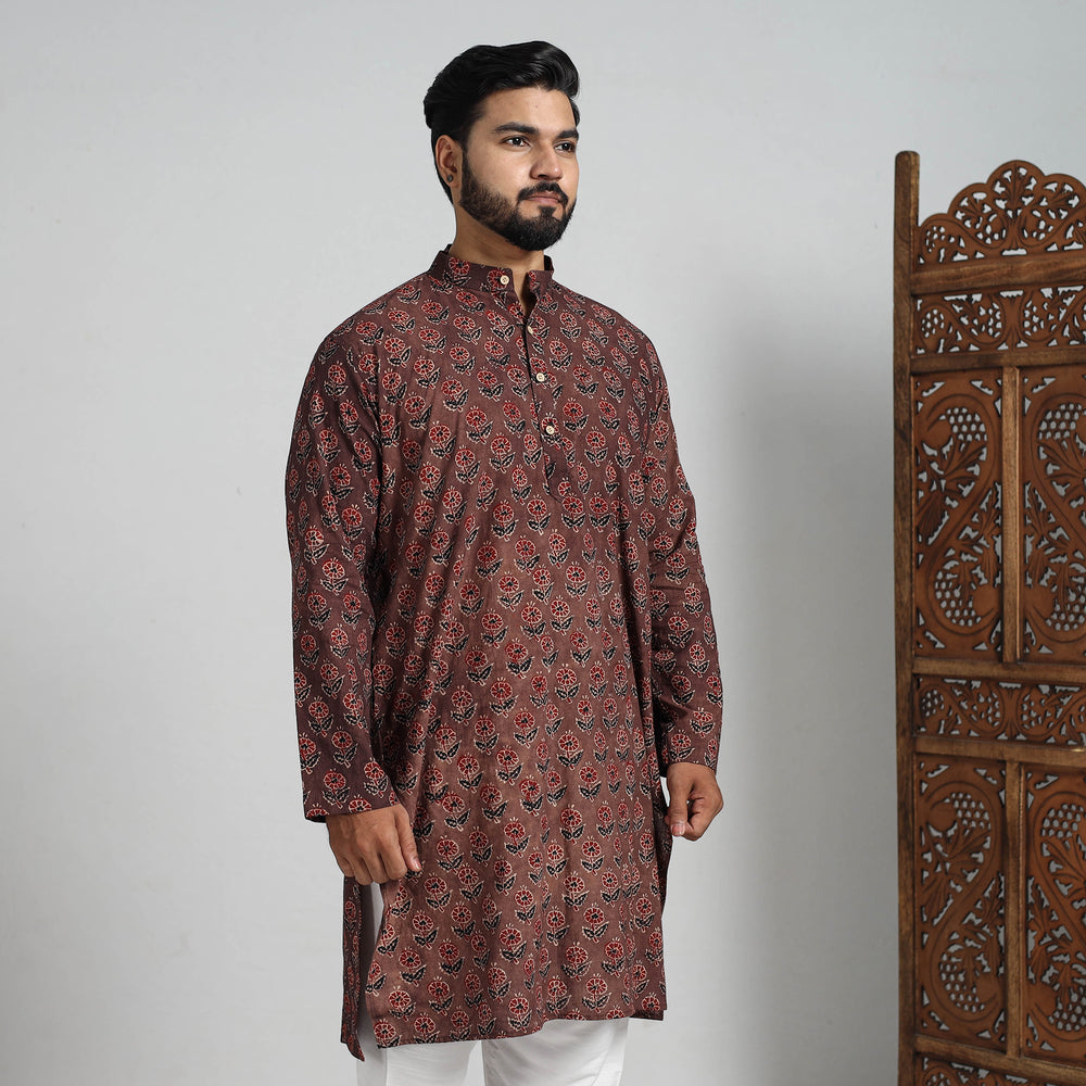 ajrakh Men's Long kurta