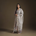 Sequin Work Sanganeri Hand Block Print Chanderi Silk Suit Set with Dupatta for Women 12