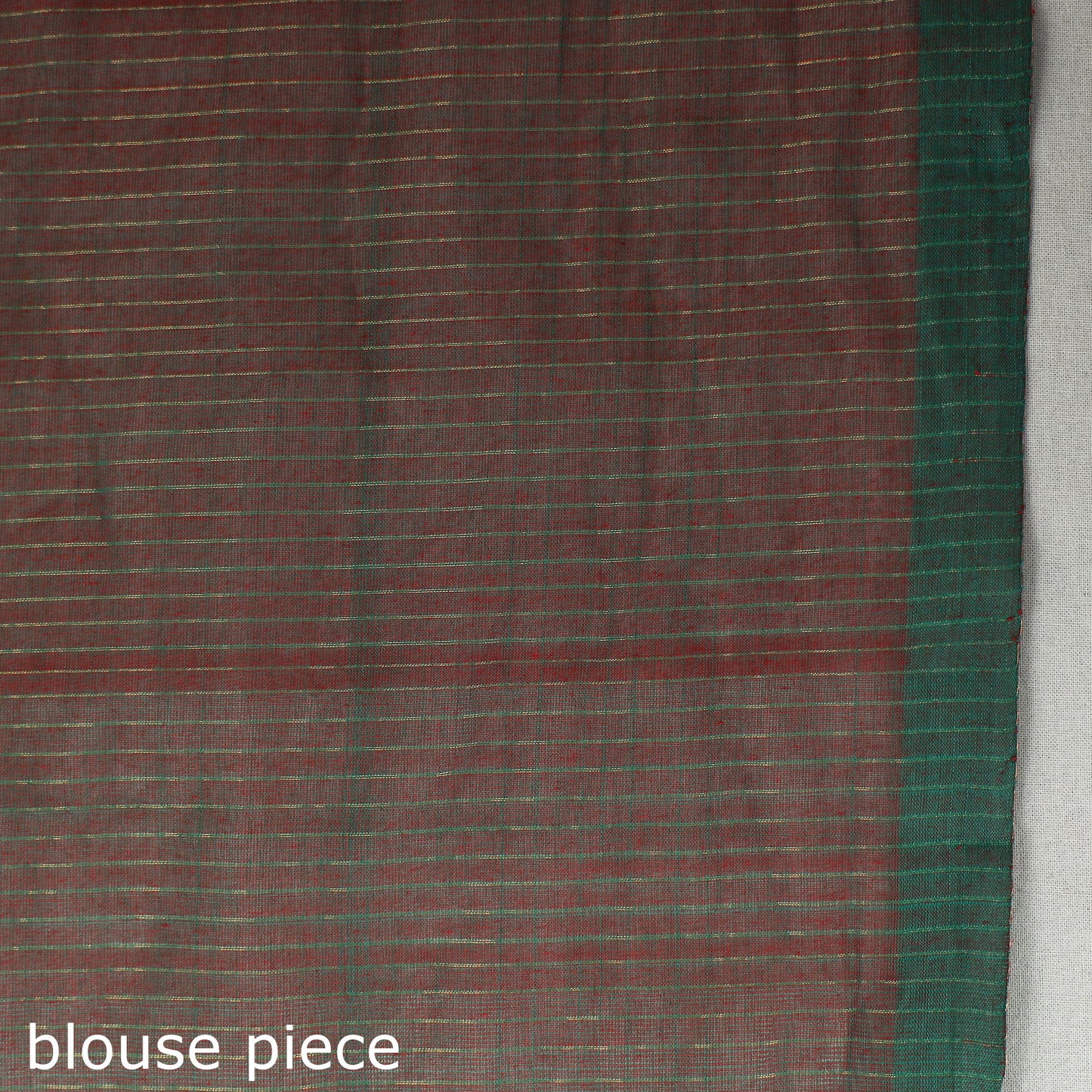 Brown - Traditional Venkatagiri Handloom Cotton Zari Stripe Saree 19