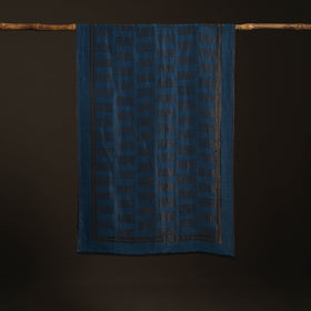 Plain Zari Weave Fine Wool Stole for Women 47