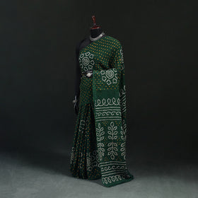 Kutch Bandhani Tie-Dye Cotton Saree 31