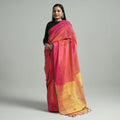 Buy Srikakulam Handloom Jamdani Buti Cotton Saree with Tassels Online at iTokri.com