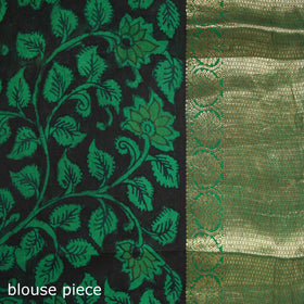 Kanjeevaram Pure Handloom Mulberry Silk Handpainted Srikalahasti Pen Kalamkari Saree with Zari Work 17
