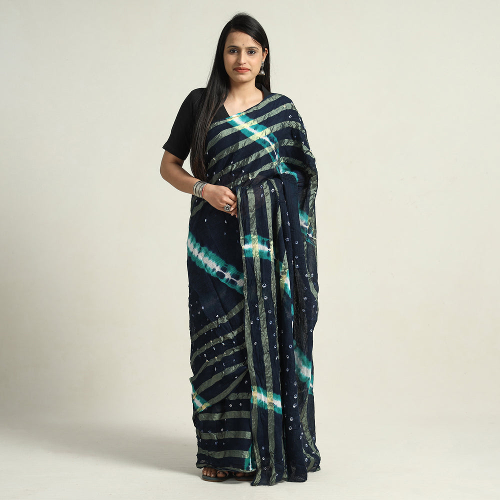 bandhani saree