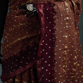 Kutch Tie-Dye Bandhani Cotton Saree with Blouse Piece 18