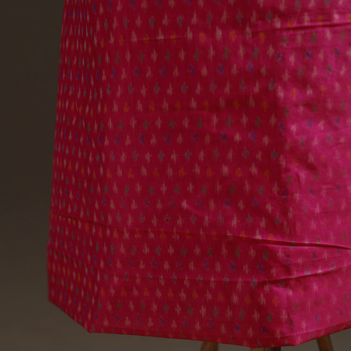 Pochampally Ikat Handloom Sico Unstitched Dress Material: Kurta with Dupatta 19