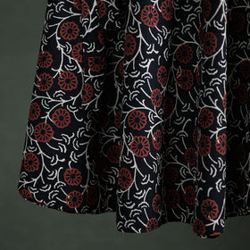 Bagru Hand Block Print Natural Dyed Cotton Wrap Around Skirt 34