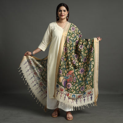 Kalamkari Handpainted Dupatta