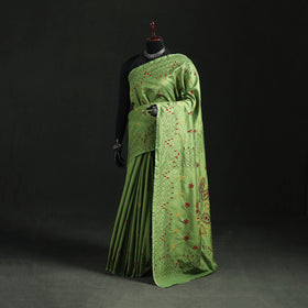Hand Embroidered Silk Saree 76