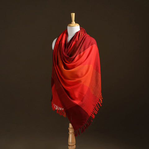 Kumaun Handwoven Pure Merino Wool Shawl 12