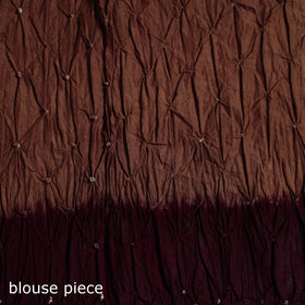 Kutch Tie-Dye Bandhani Cotton Saree with Blouse Piece 18