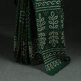 Kutch Bandhani Tie-Dye Cotton Saree 31