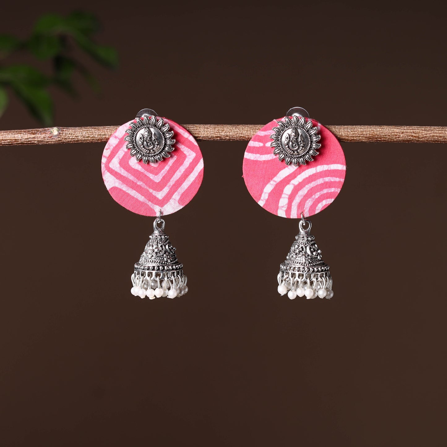 Handcrafted Fabart GS Jhumki Earrings 02