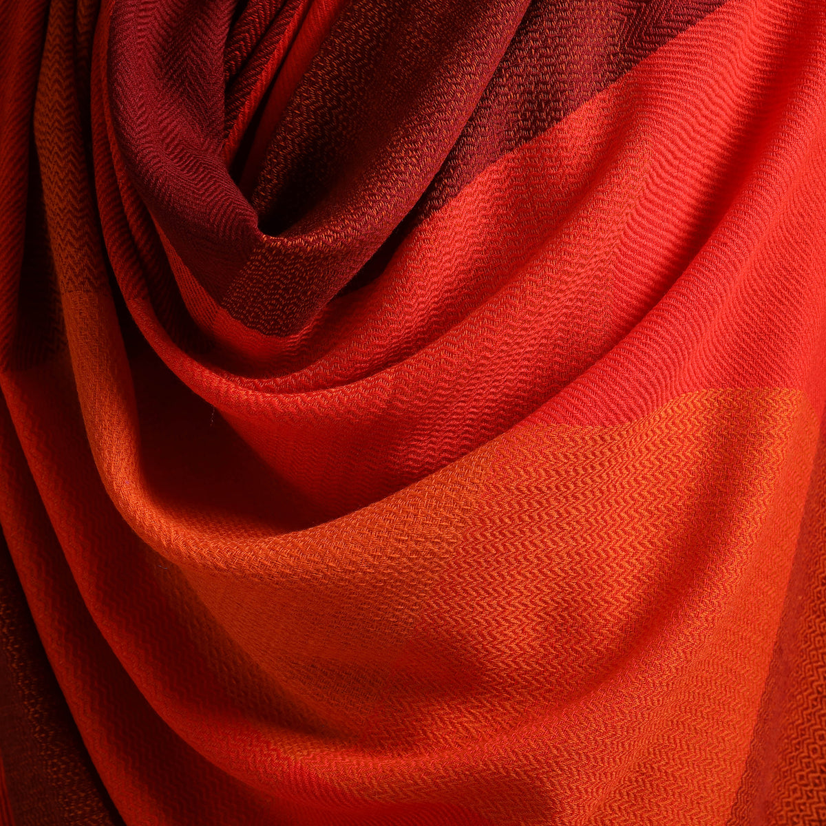 Kumaun Handwoven Pure Merino Wool Shawl 12