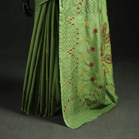 Hand Embroidered Silk Saree 76