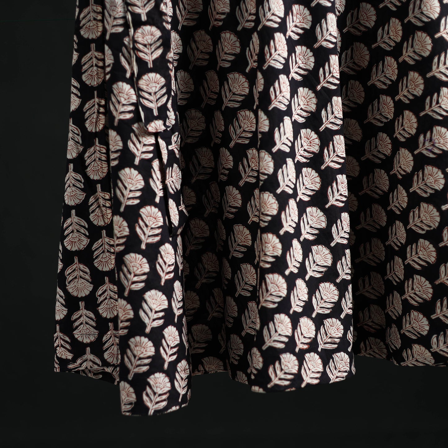 Bagru Hand Block Print Cotton Wrap Around Skirt 30