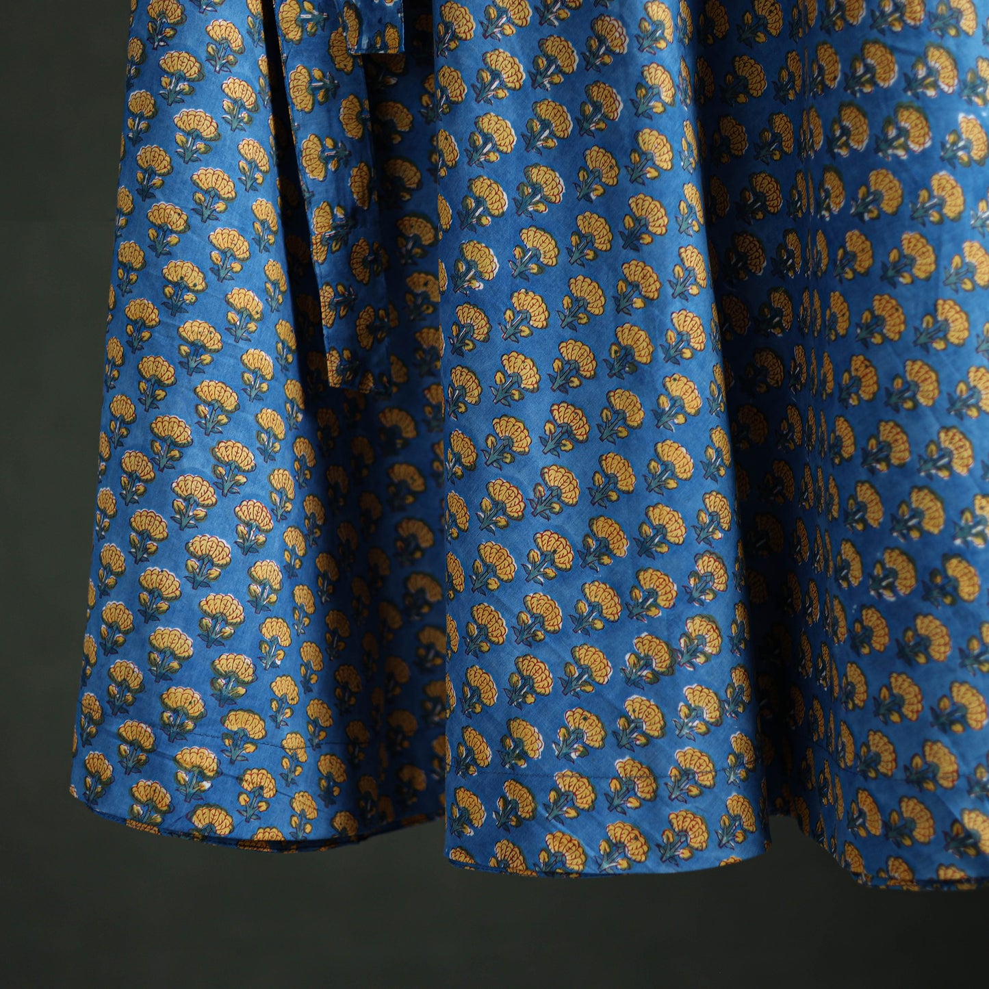 Sanganeri Hand Block Print Cotton Wrap Around Skirt  35