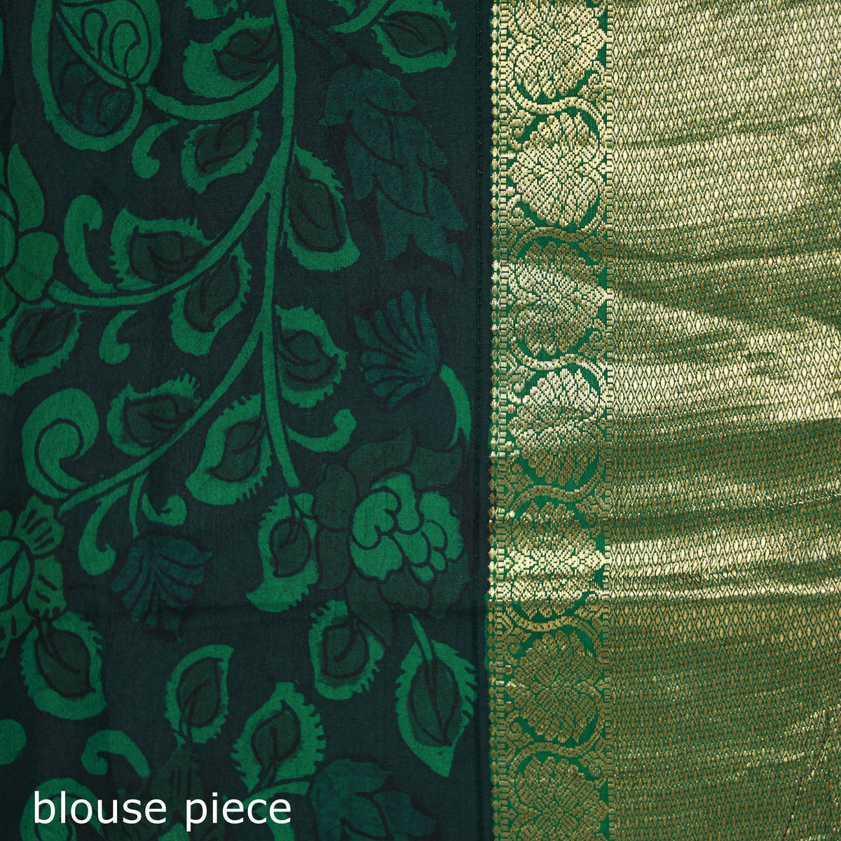 Kanjeevaram Pure Handloom Mulberry Silk Handpainted Srikalahasti Pen Kalamkari Saree with Zari Work 18
