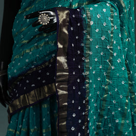 Kutch Tie-Dye Bandhani Cotton Saree with Blouse Piece 19