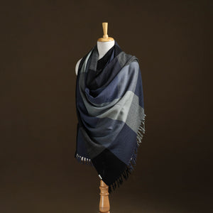 Multicolor - Kumaun Handwoven Pure Merino Wool Shawl 13