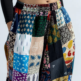 patchwork harem pant