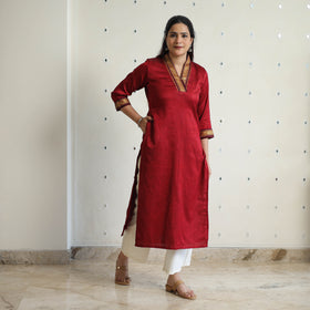 Traditional Khun Straight Kurta for Women